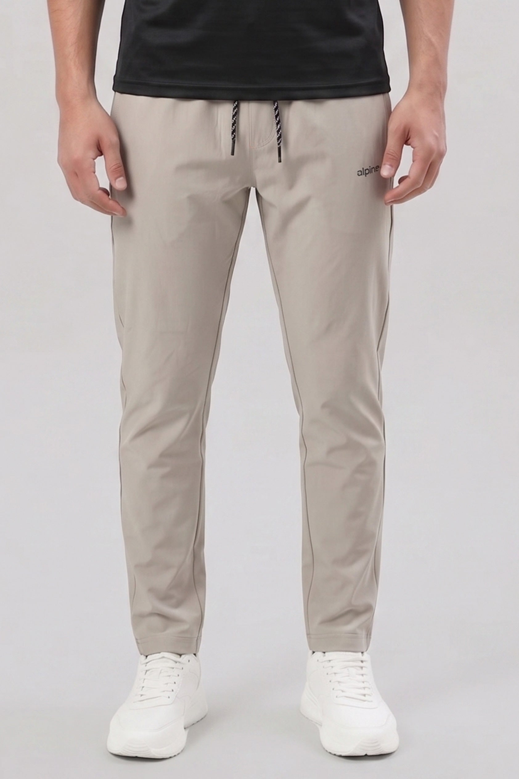 Alpine Men's - Imported Tracksuit - Sand Black