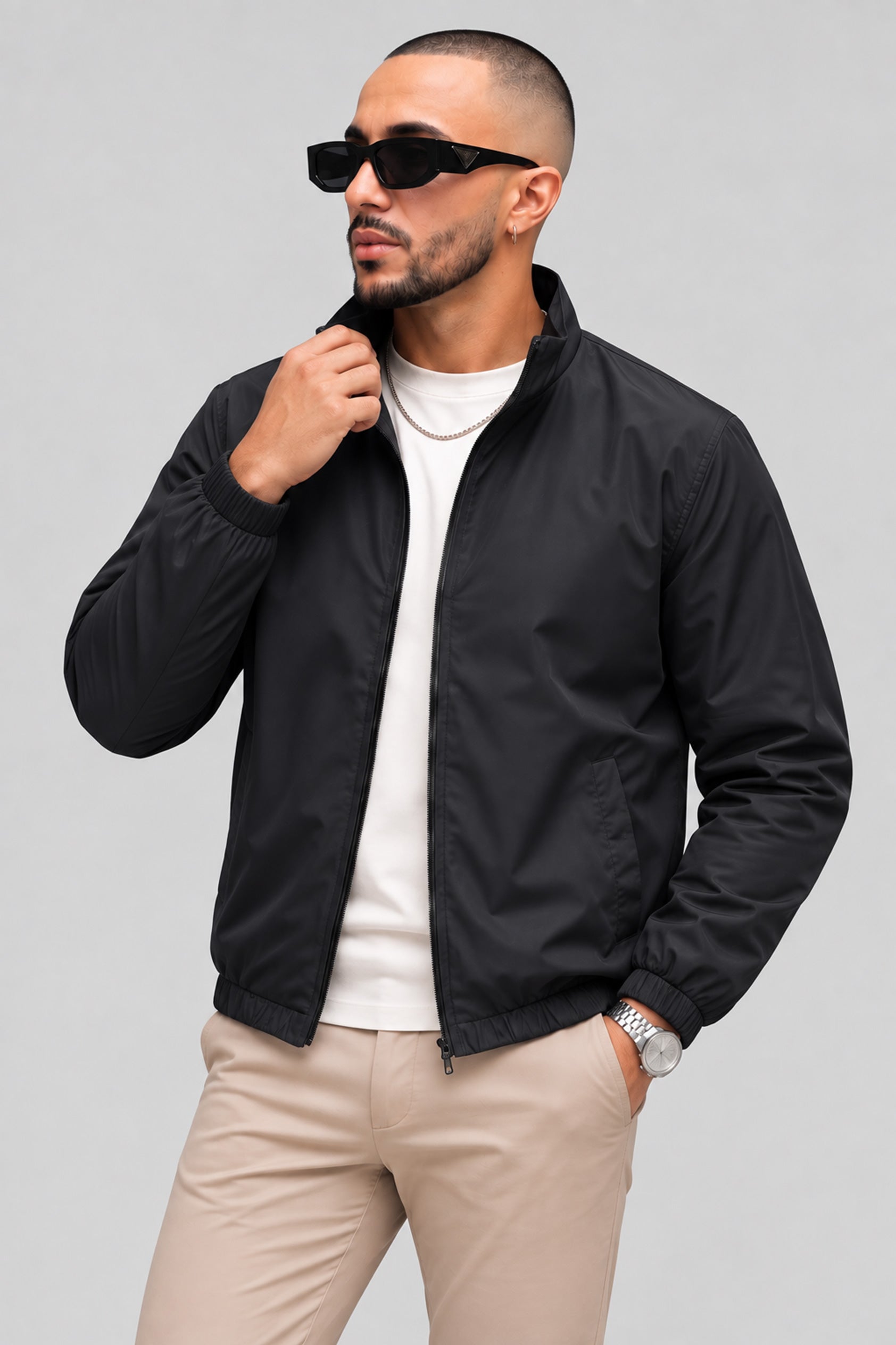 Alpine Men’s Wind Breaker Black
