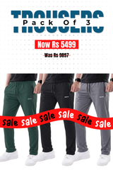 Alpine - Performance Trouser Bundle Offer - Black, Green & Grey