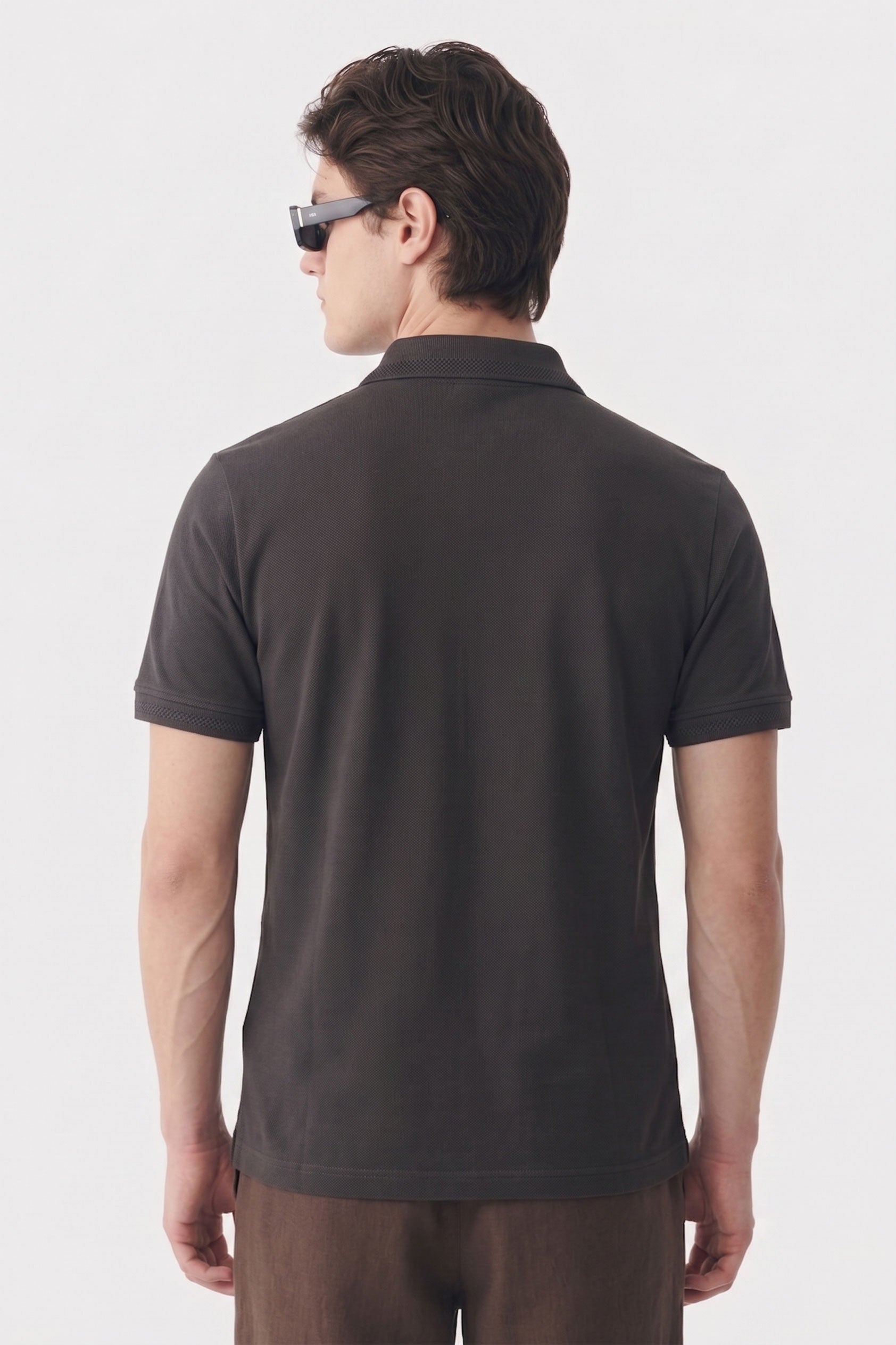 Alpine Men’s Dark Grey Essential Polo Shirt