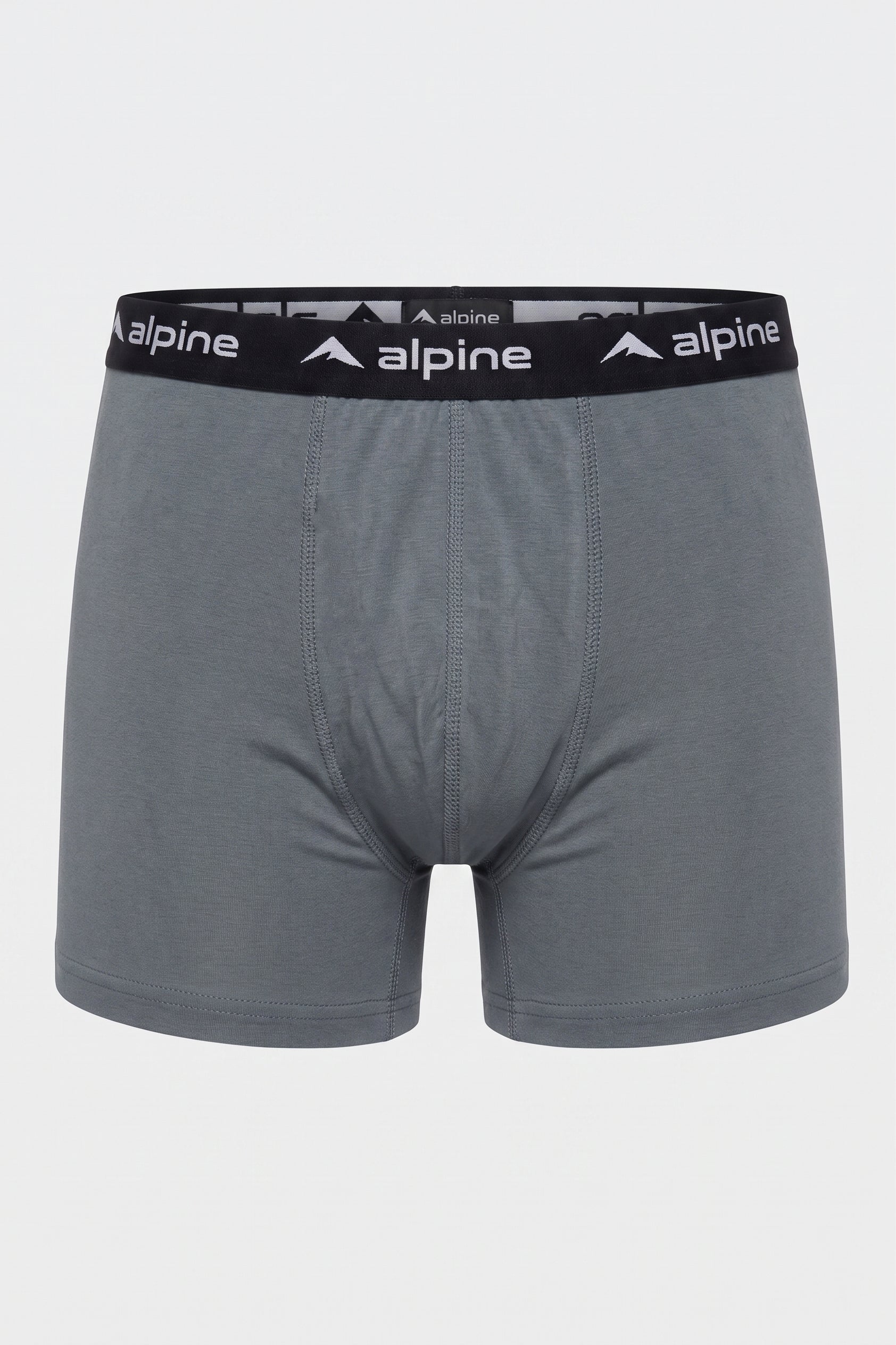 Alpine Men’s Grey Cotton Boxer – Premium Soft Fabric