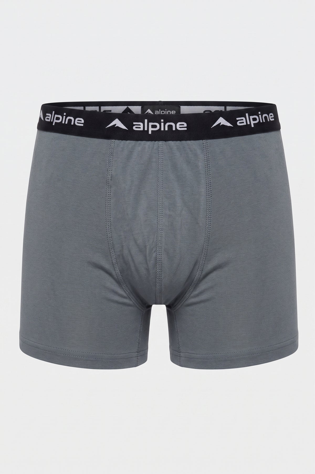 Alpine Men’s Grey Cotton Boxer – Premium Soft Fabric