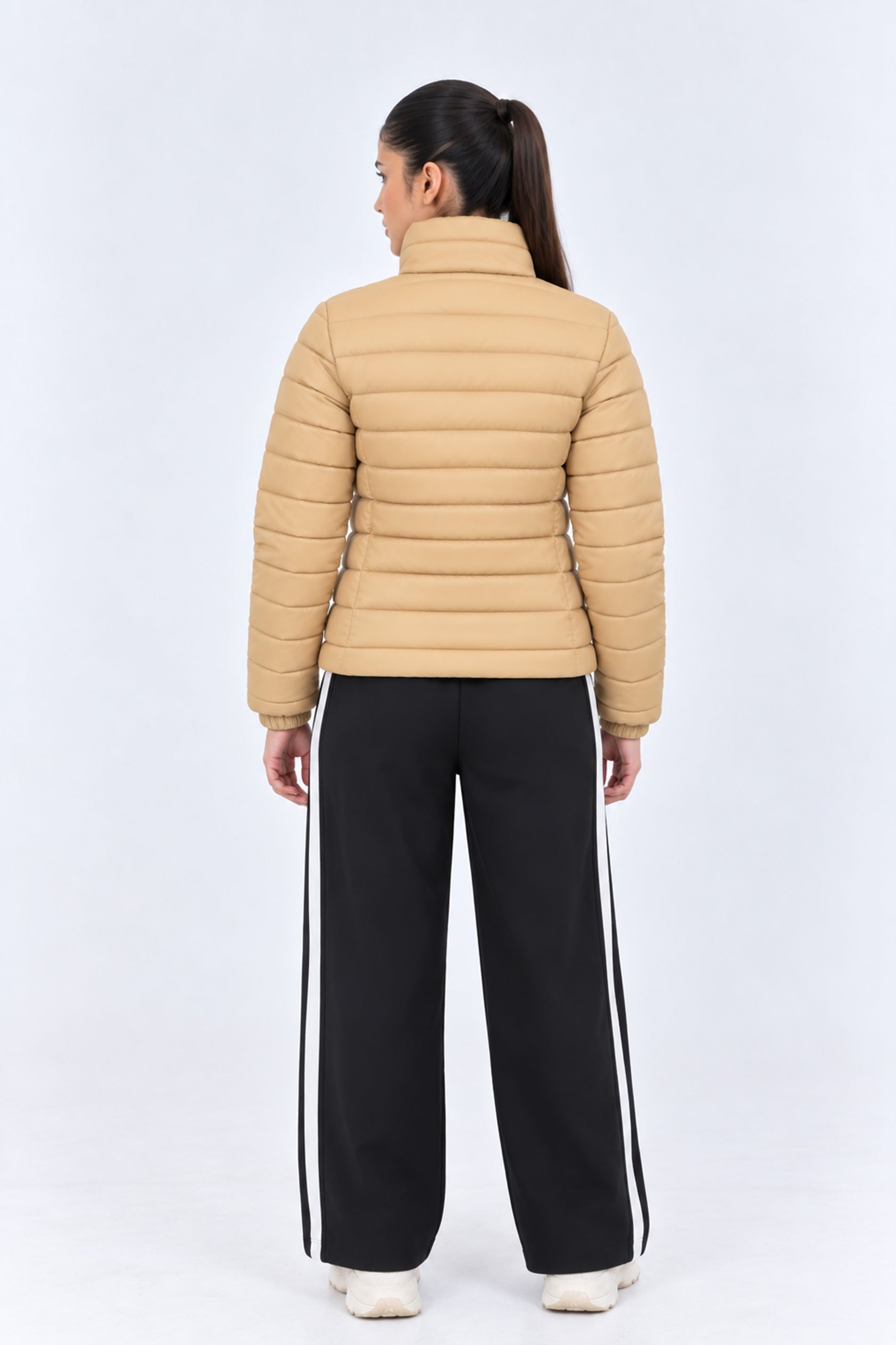 Alpine Women's Puffer Jacket Beige