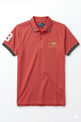 Alpine Men’s - Ash Rose Cotton Polo Shirt