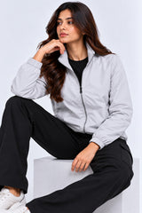 Alpine Women's Wind Breaker Silver Grey