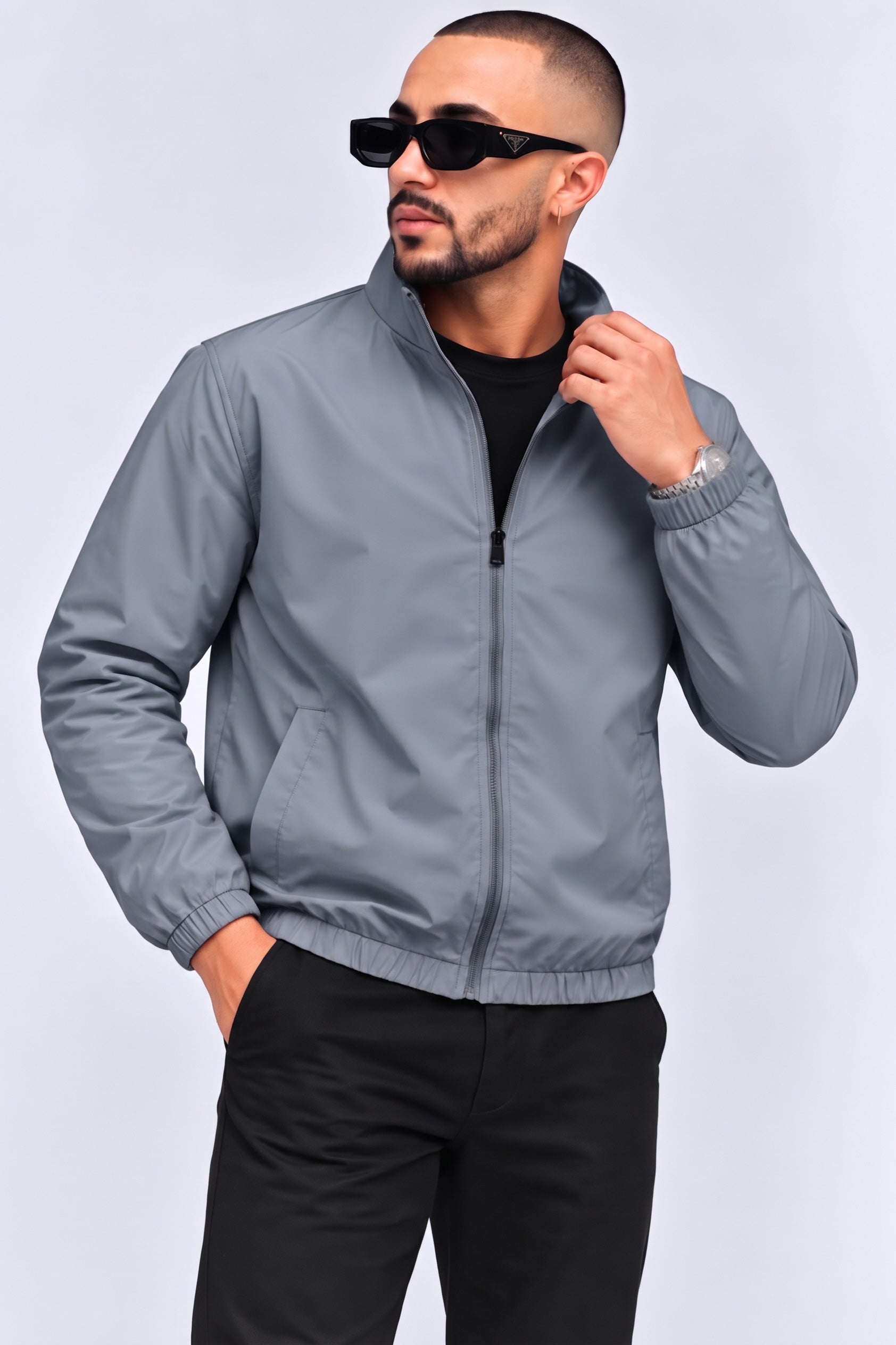 Alpine Men’s Wind Breaker Grey