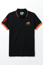 Alpine Men’s - Black Cotton Polo Shirt
