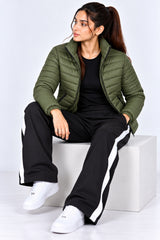 Alpine Women's Puffer Jacket Navy Olive