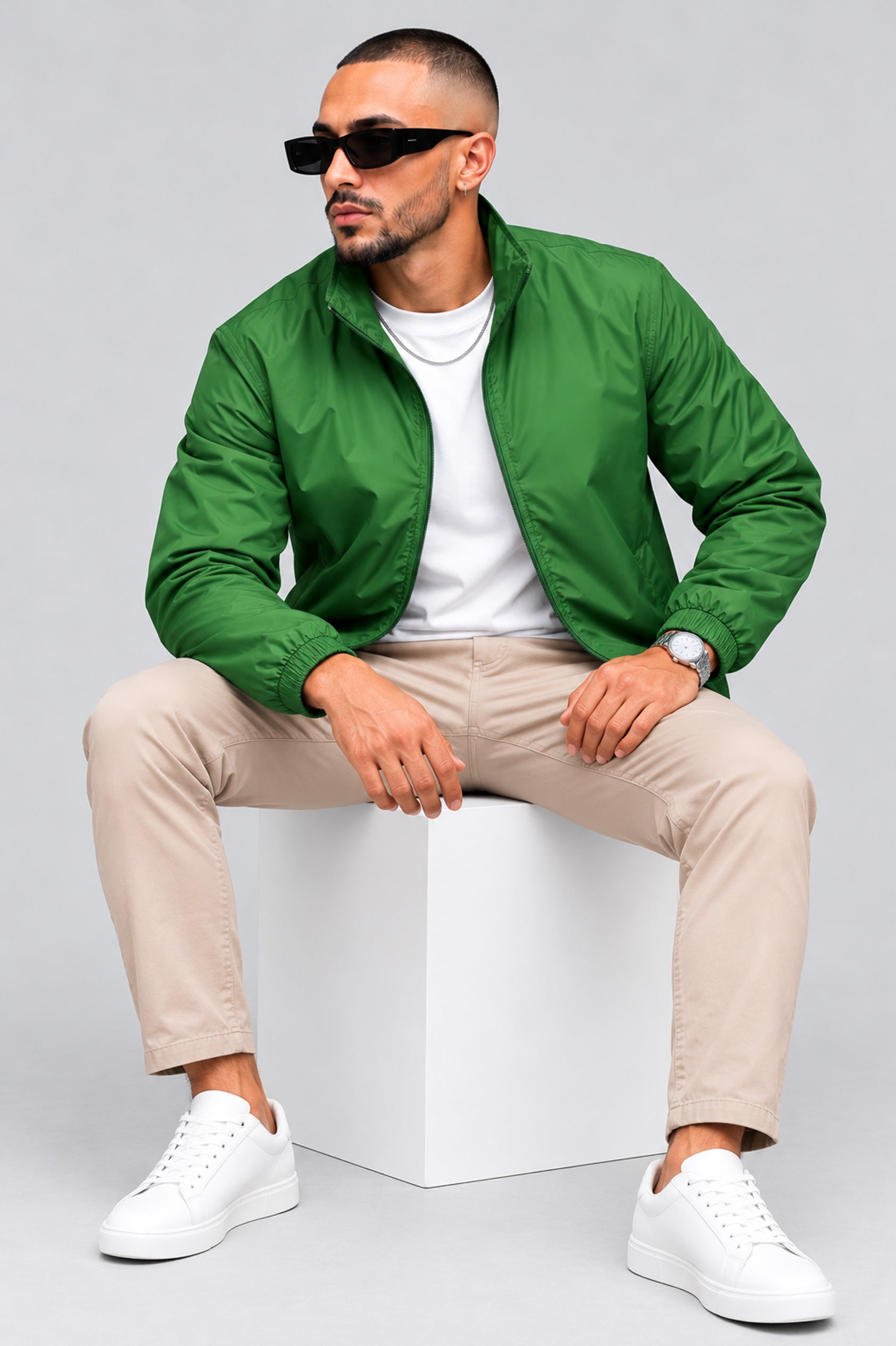 Alpine Men’s Wind Breaker Green
