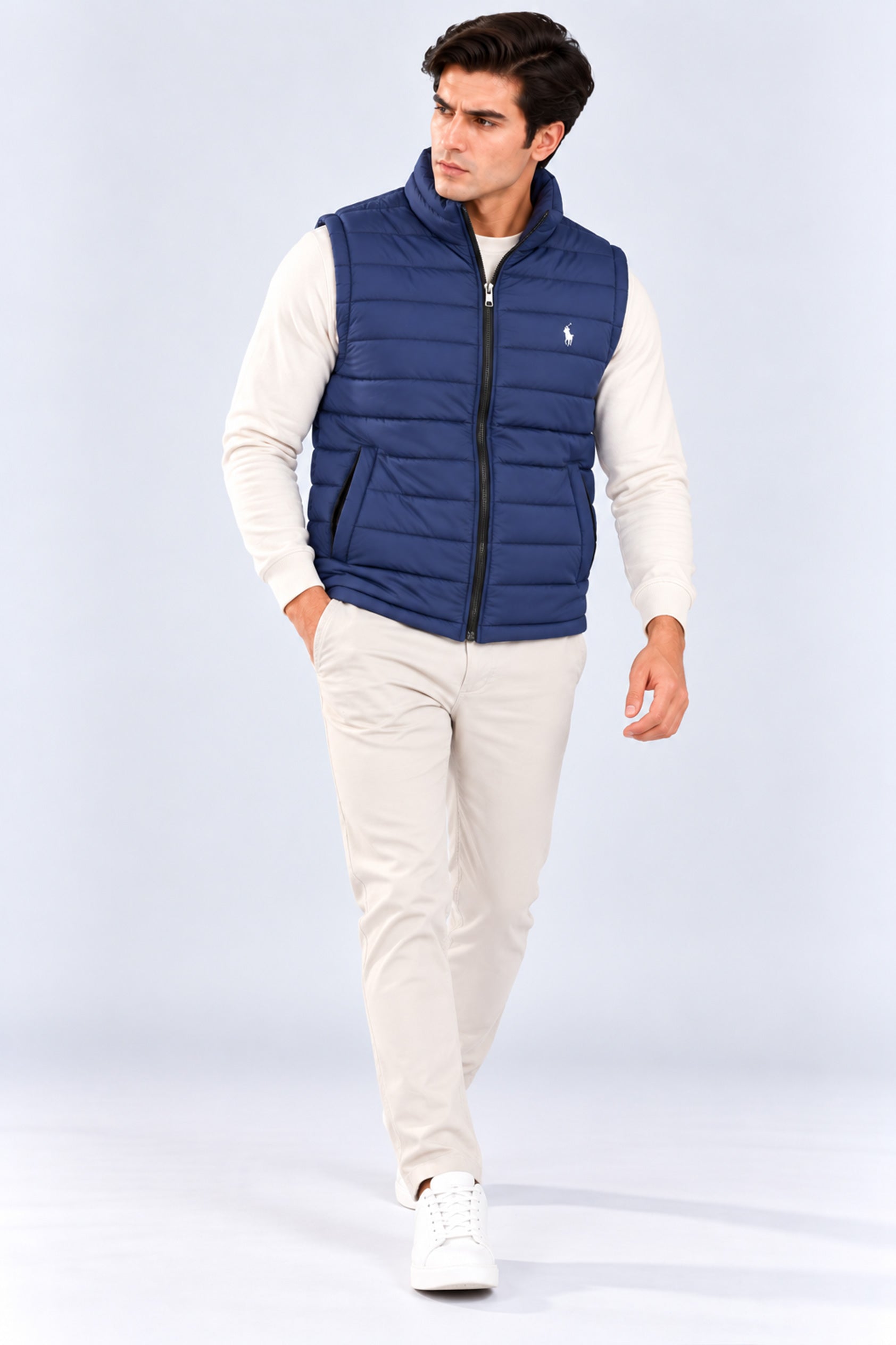 Alpine Men’s Imported Gilet Navy Blue