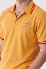 Alpine Men’s Yellow Cotton Polo Shirt - Limited Edition