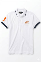 Alpine Men’s - White Cotton Polo Shirt