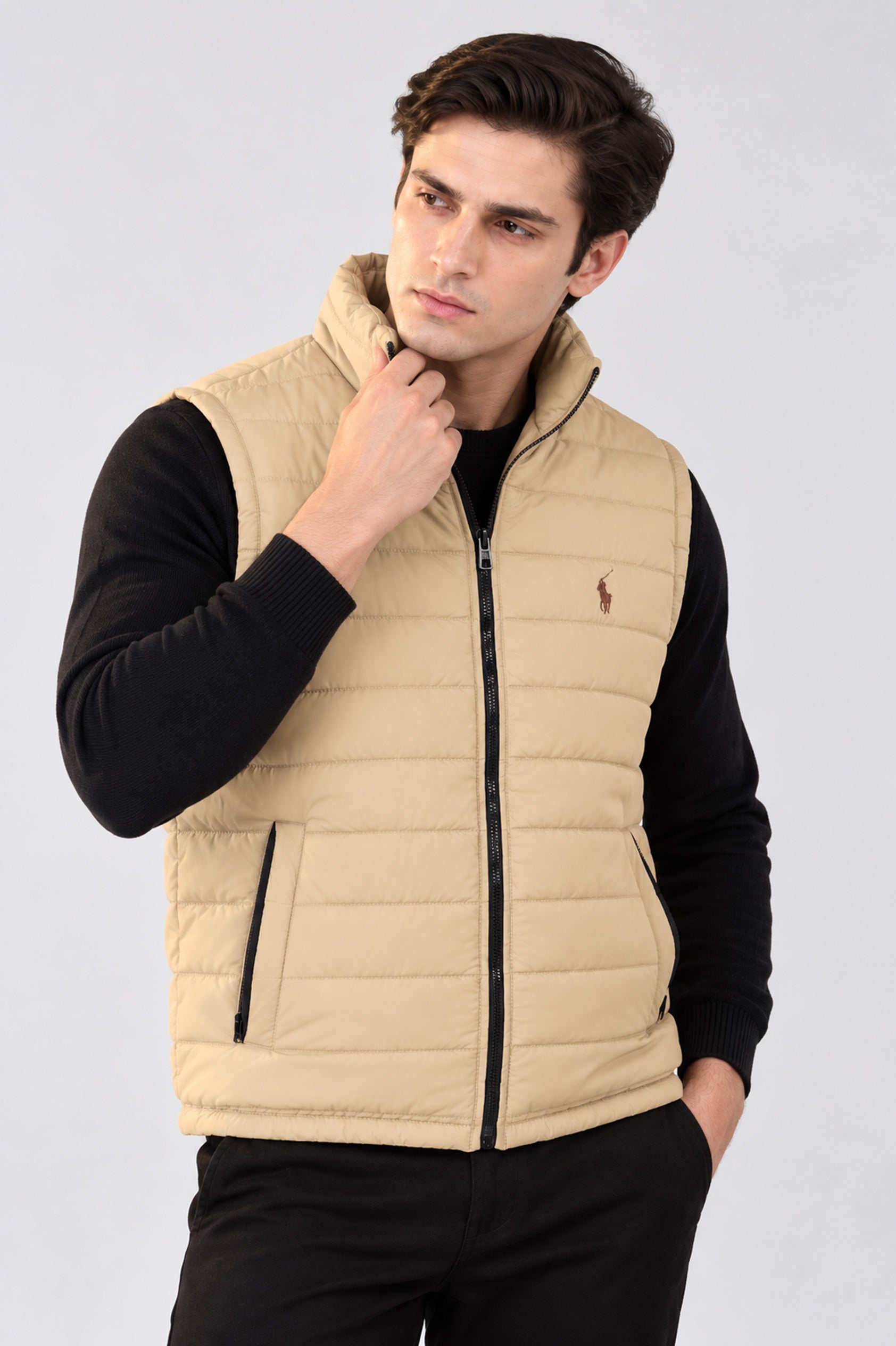 Alpine Men’s Imported Gilet Beige