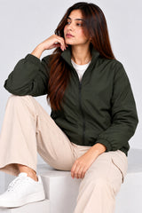 Alpine Women's Wind Breaker Dark Green