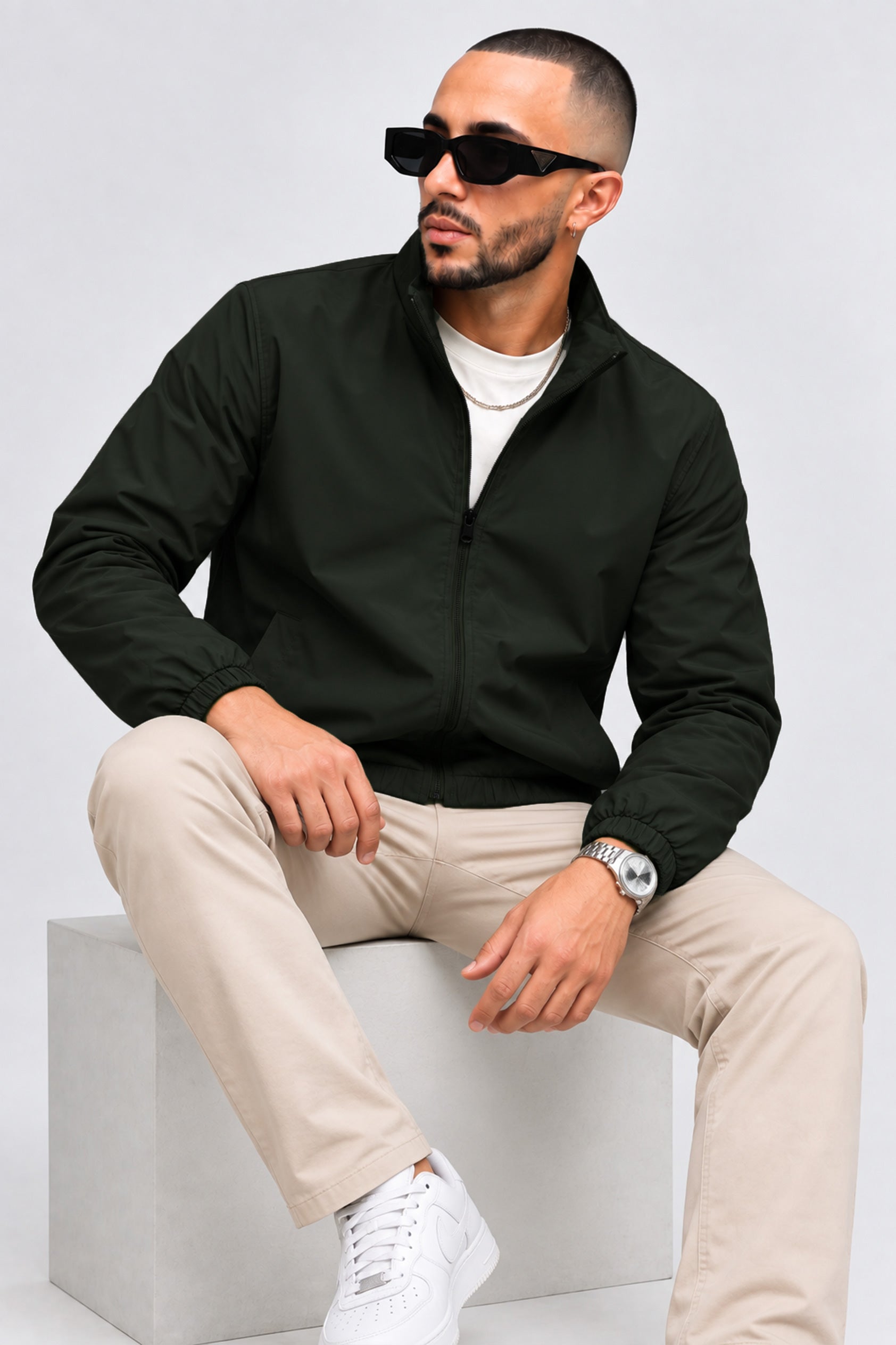 Alpine Men’s Wind Breaker Dark Green