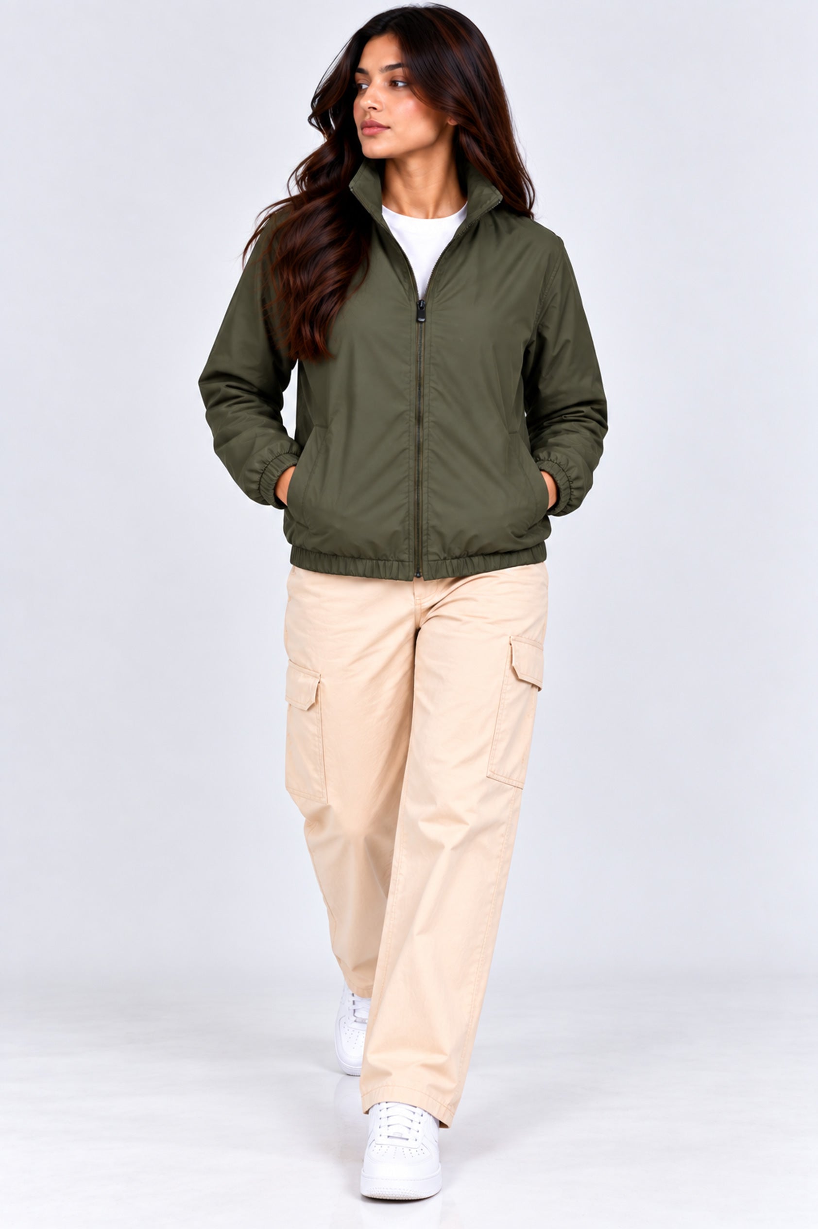 Alpine Women's Wind Breaker Olive