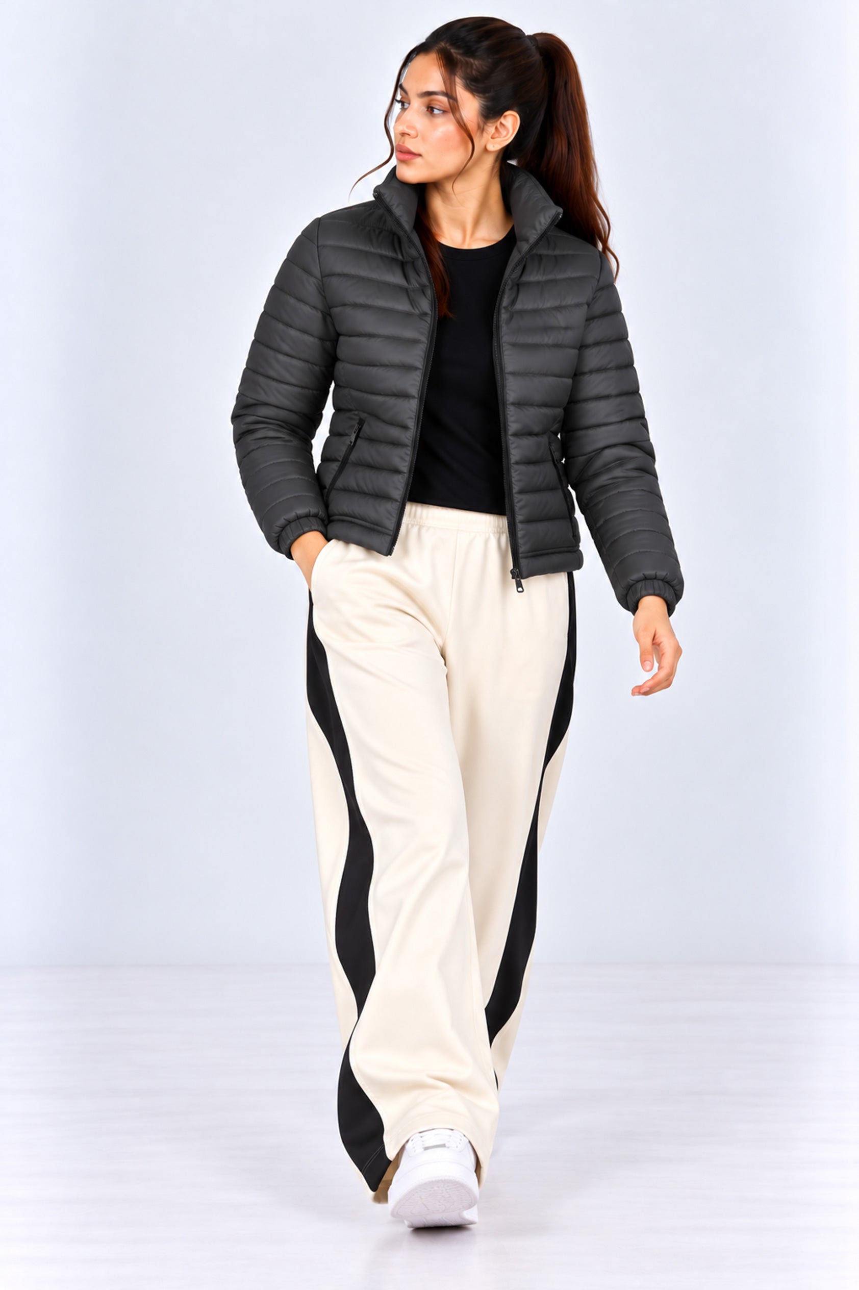 Alpine Women's Puffer Jacket Black