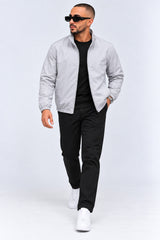 Alpine Men’s Wind Breaker Silver Grey