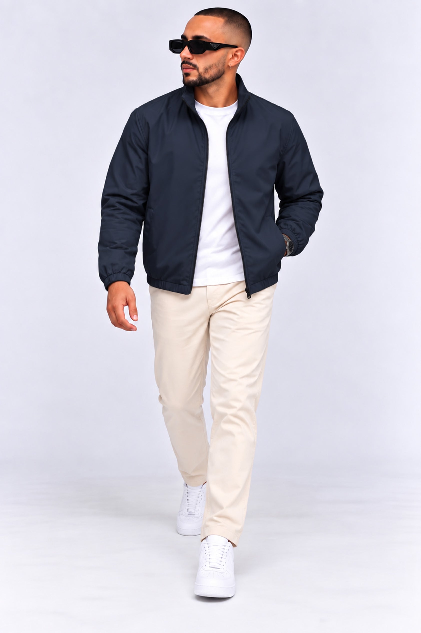 Alpine Men’s Wind Breaker Navy Blue