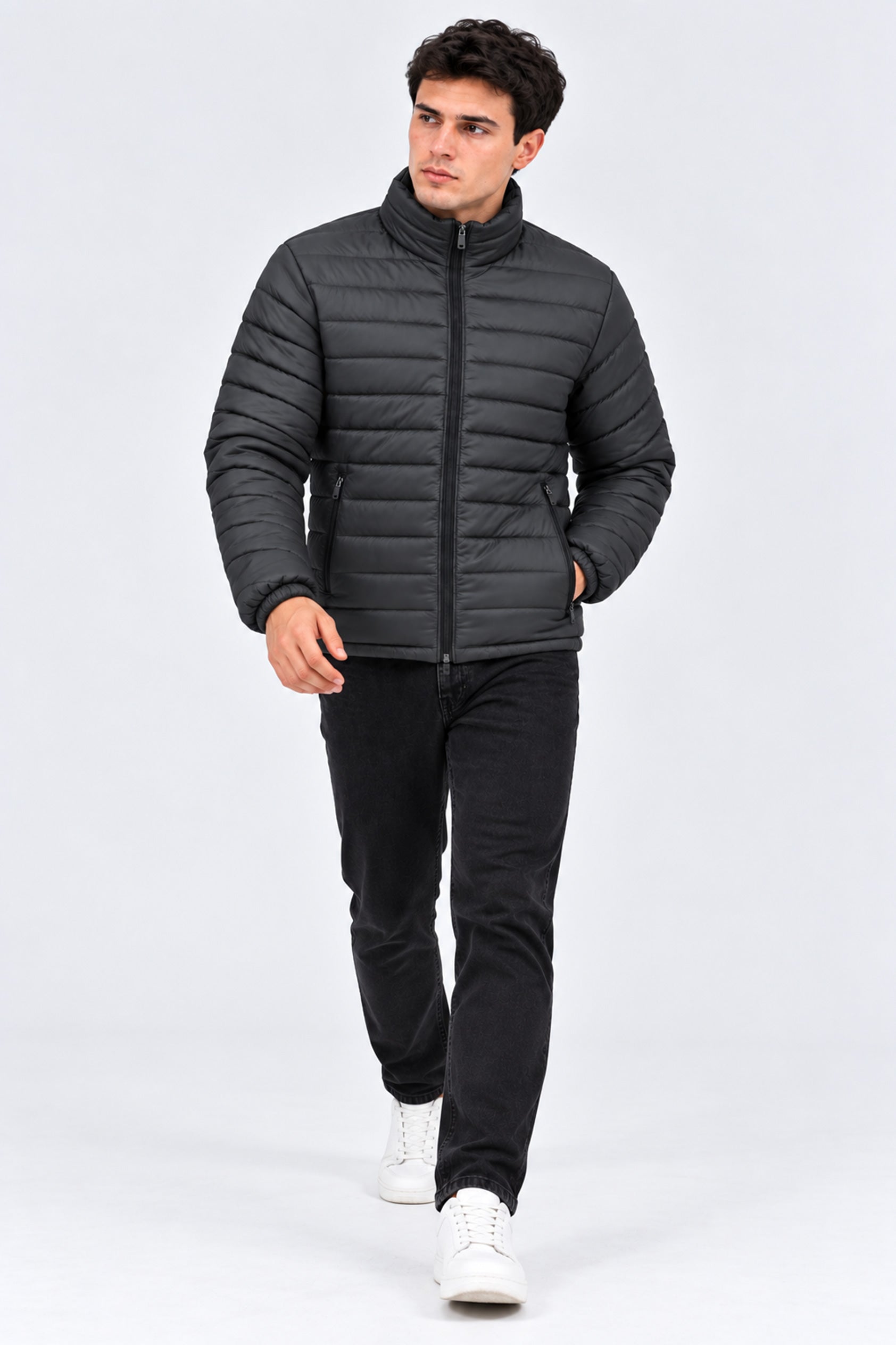 Alpine Men’s Puffer Jacket Black