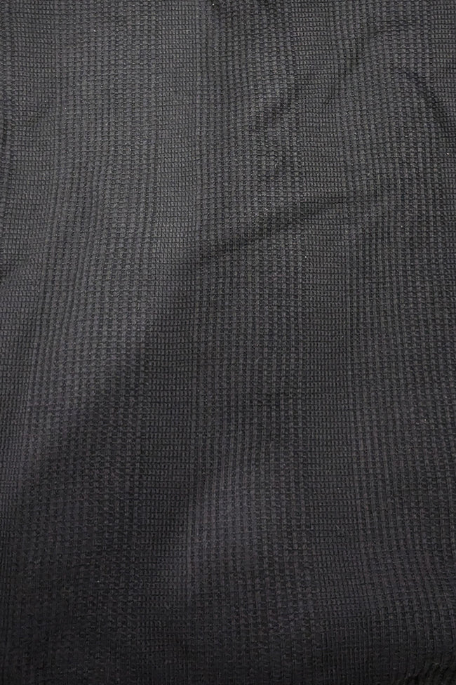 Black Spandex V Neck Knitted Polos Main Image