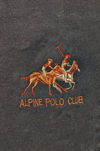 Alpine Men’s - Charcoal Grey Cotton Polo Shirt