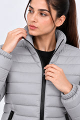 Alpine Women's Puffer Jacket Grey
