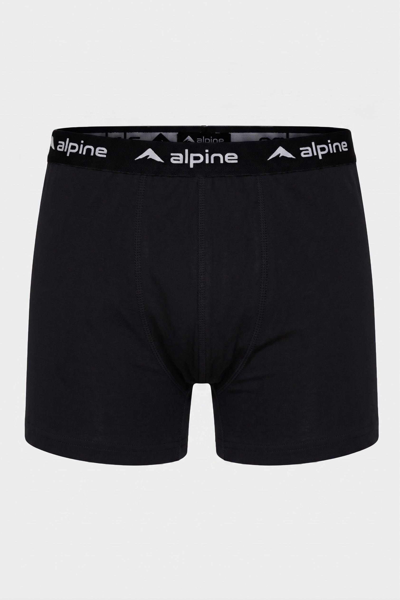 Alpine Men’s Black Cotton Boxer – Premium Soft Fabric
