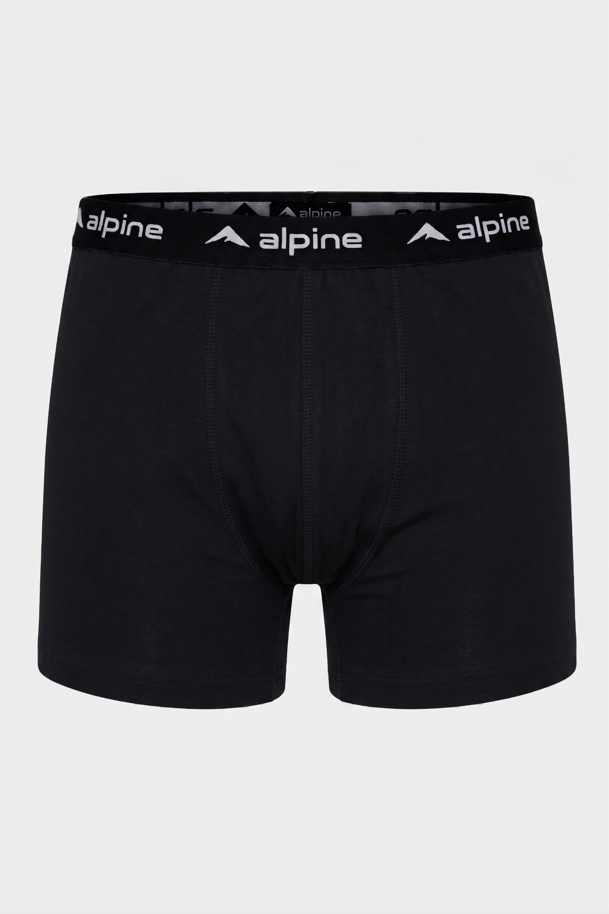 Alpine Men’s Black Cotton Boxer – Premium Soft Fabric