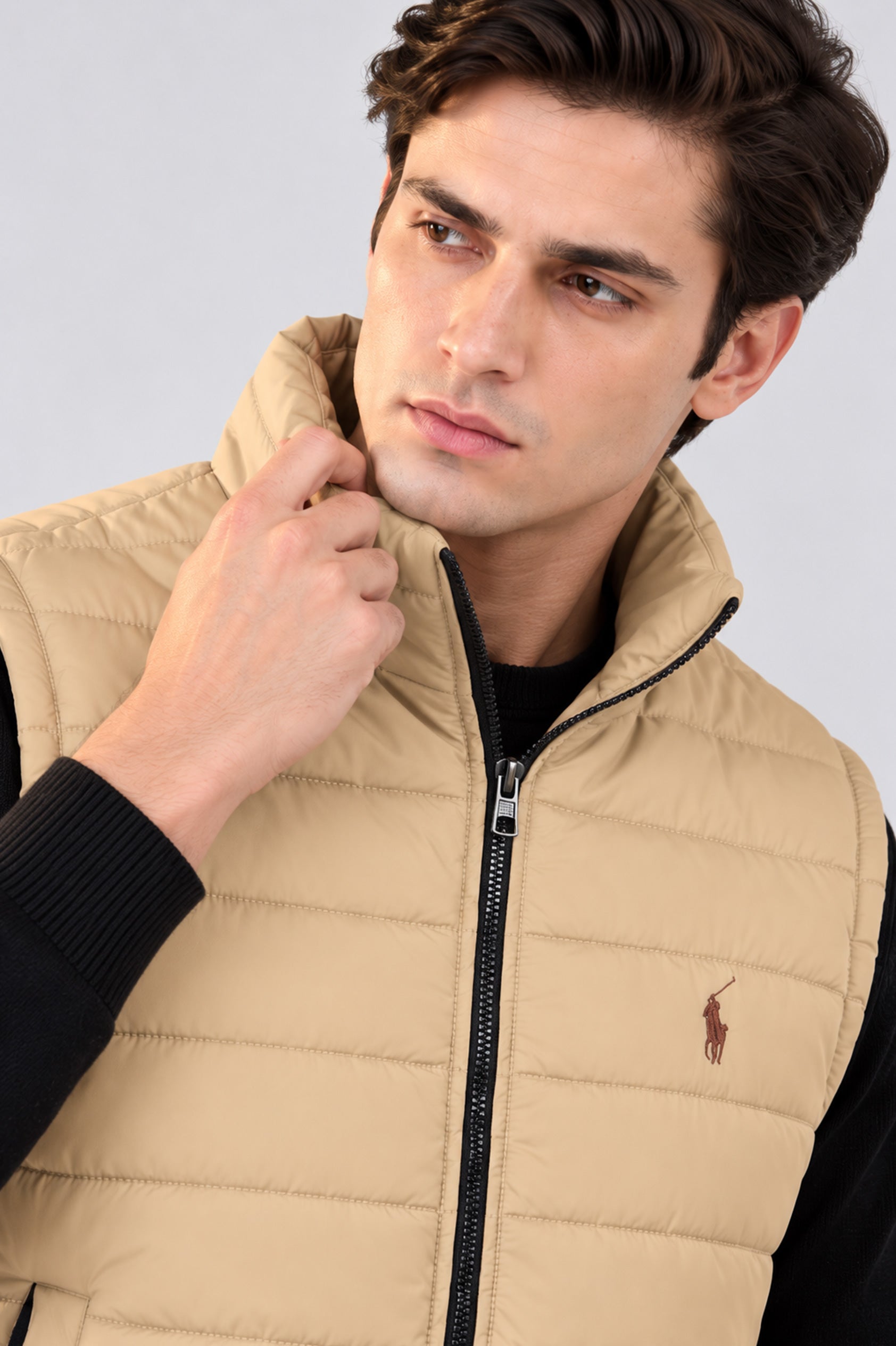 Alpine Men’s Imported Gilet Beige
