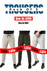 Alpine - Activewear Trouser Bundle Offer - Olive, Silver Grey & Sand Beige