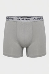 Alpine Men’s Silver Grey Cotton Boxer – Premium Soft Fabric