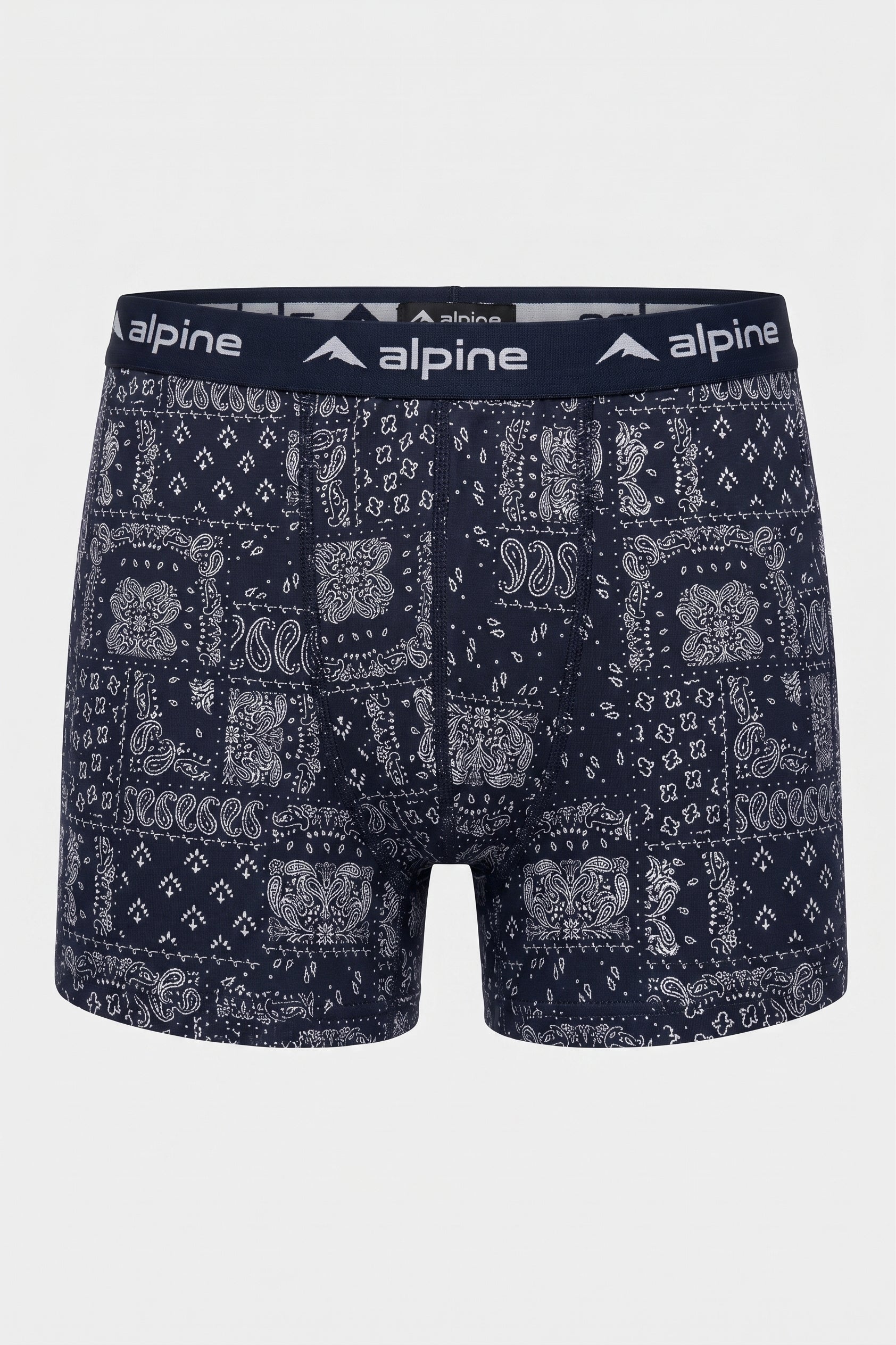 Alpine Men’s Navy Blue Cotton Boxer – Premium Soft Fabric