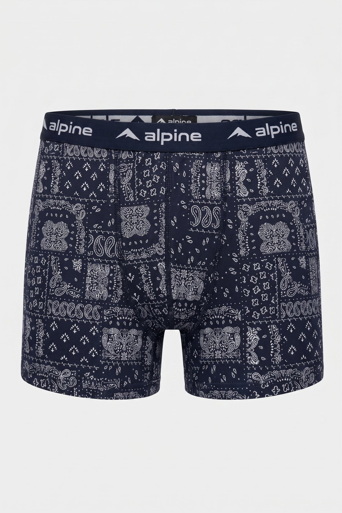 Alpine Men’s Navy Blue Cotton Boxer – Premium Soft Fabric