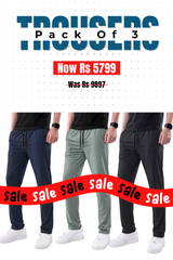 Alpine - Square Mesh Lycra Trouser Bundle Offer - Black, Navy blue & Light Green