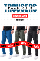 Alpine - Square Mesh Lycra Trouser Bundle Offer - Black, Teal blue & Olive
