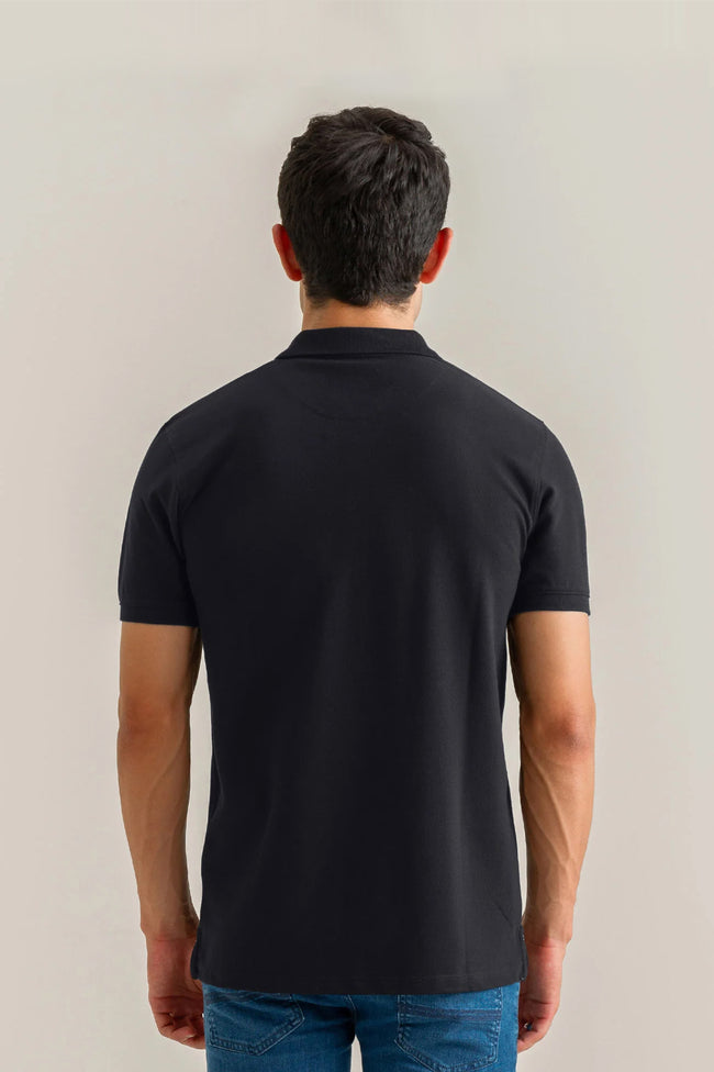 Black Basic Polo Main Image