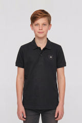Alpine Kids Minimal Polo Black – Premium Quality