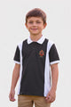 Alpine Kids Panel Polo Shirt Dark Grey – Premium Cotton