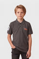 Alpine Kids Classic Polo Shirt Dark Grey – Premium Cotton