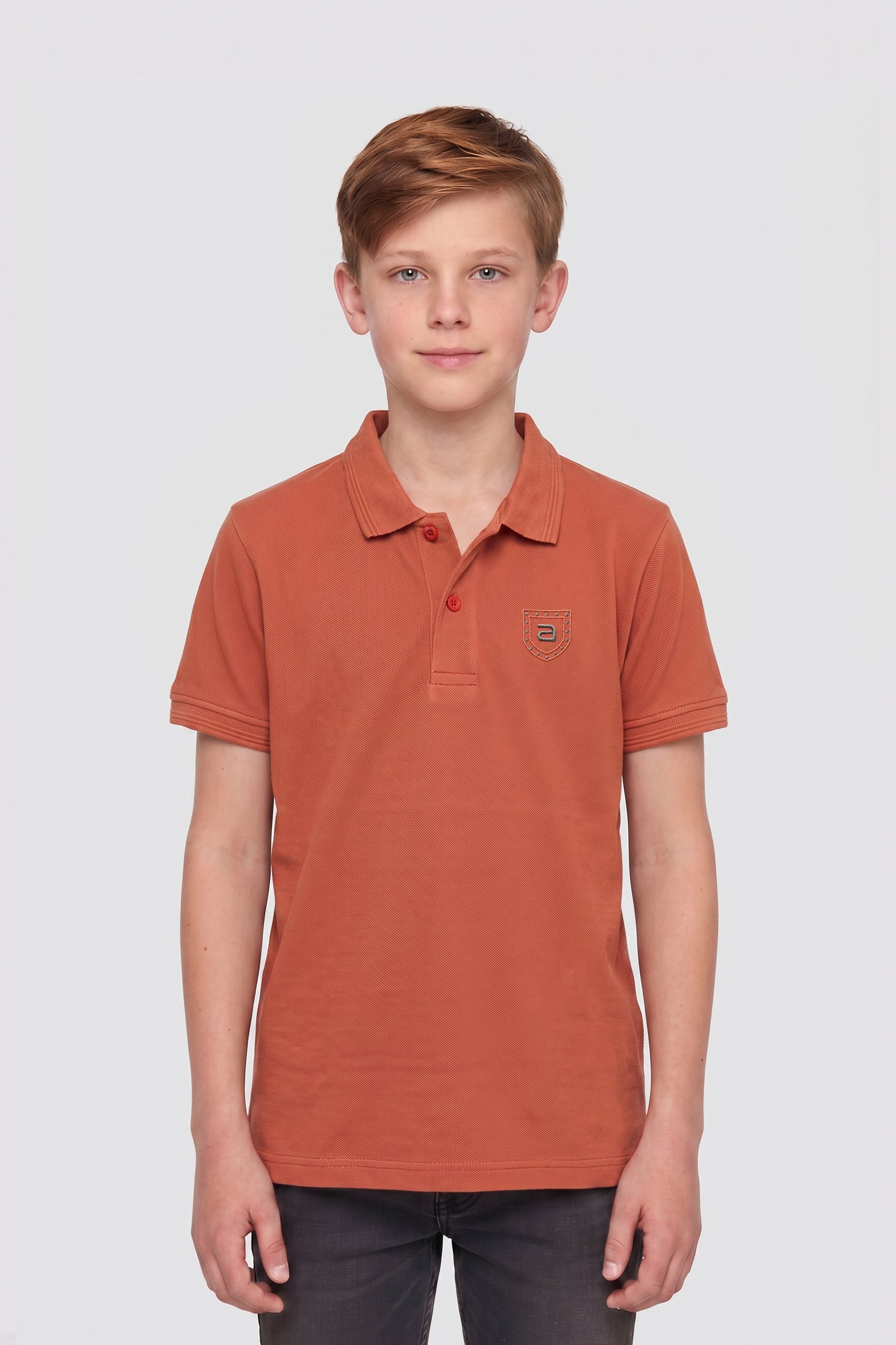 Alpine Kids Minimal Polo Mustard – Premium Quality
