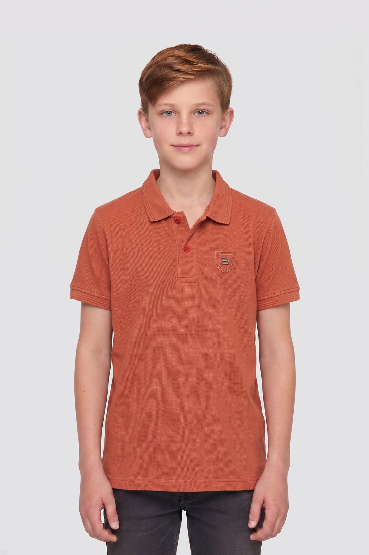 Alpine Kids Minimal Polo Mustard – Premium Quality