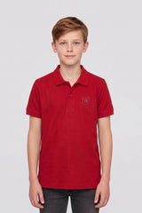 Alpine Kids Minimal Polo Red – Premium Quality