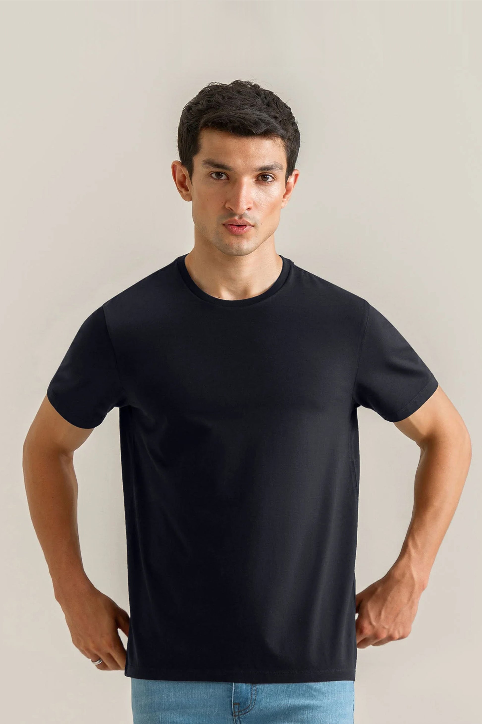 Black Basic Tee