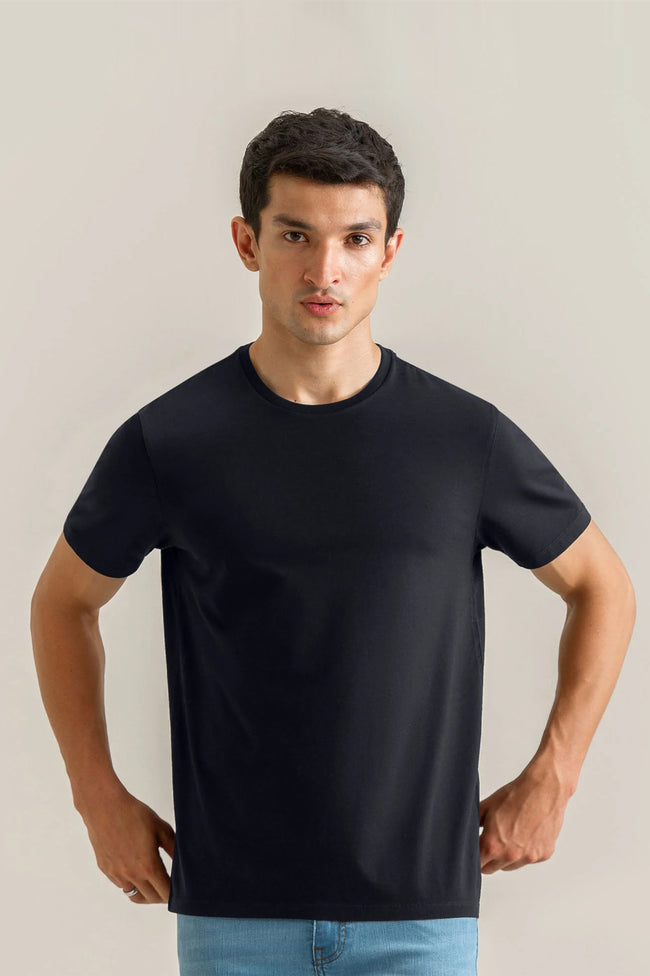 Black Basic Tee Hover Image