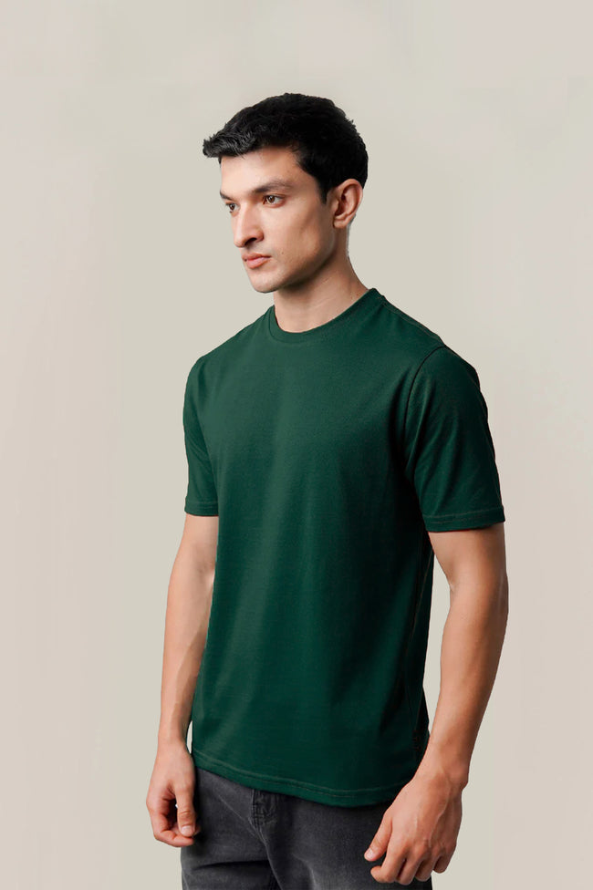 Forest Green Basic Tee Hover Image