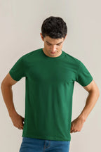 Dark Green Basic Tee