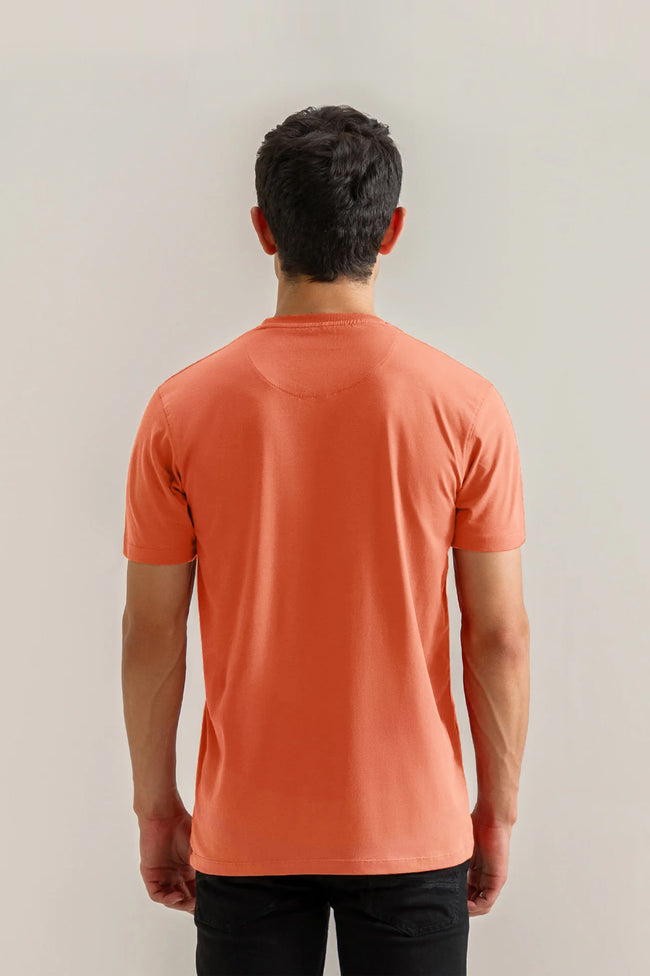 Peach Basic Tee Main Image