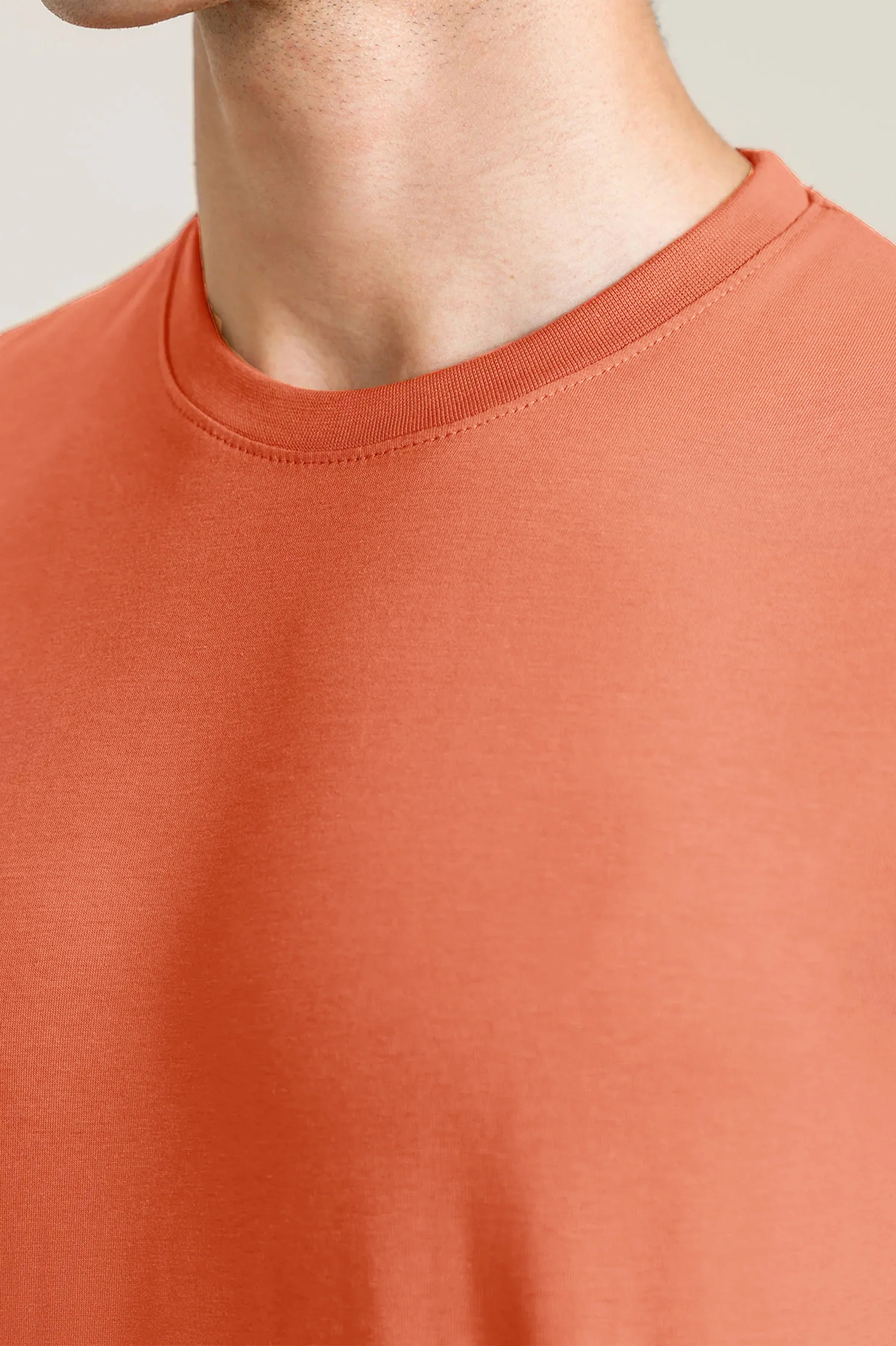 Peach Basic Tee
