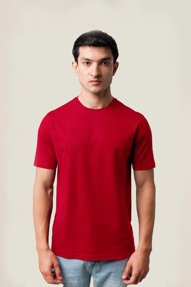Red Basic Tee Hover Image